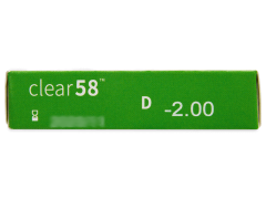Clear 58 (6 lentilles)