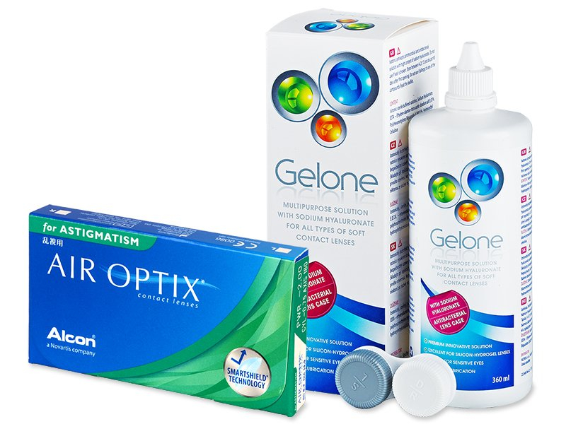 Air Optix for Astigmatism (6 lentilles) + Gelone 360 ml