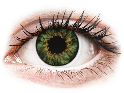 Lentilles de contact effet naturel Vert- correctrices - Air Optix (2 lentilles)