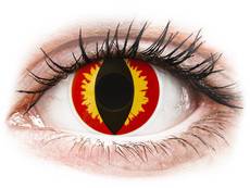 Lentilles de contact Rouge Dragon Eyes - ColourVue Crazy (2 lentilles)
