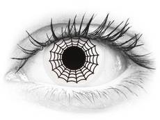 Lentilles de contact Noir et Blanc Spider - ColourVue Crazy (2 lentilles)