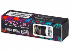 Lentilles de contact Noir et Blanc Spider - ColourVue Crazy (2 lentilles)
