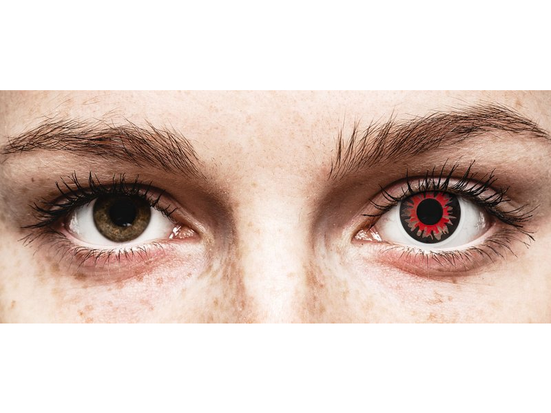 Lentilles de contact Rouge Vulturi - ColourVue Crazy (2 lentilles)