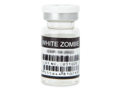 Lentilles de contact Blanc White Zombie - ColourVue Crazy (2 lentilles)