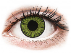 Lentilles de contact Vert Fresh Green - correctrices - TopVue Color (10 lentilles journalières)