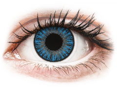 Lentilles de contact Bleu Sapphire Blue - correctrices - TopVue Color (10 lentilles journalières)