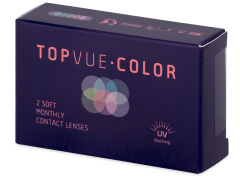 Lentilles de contact Gris - correctrices - TopVue Color (2 lentilles mensuelles)