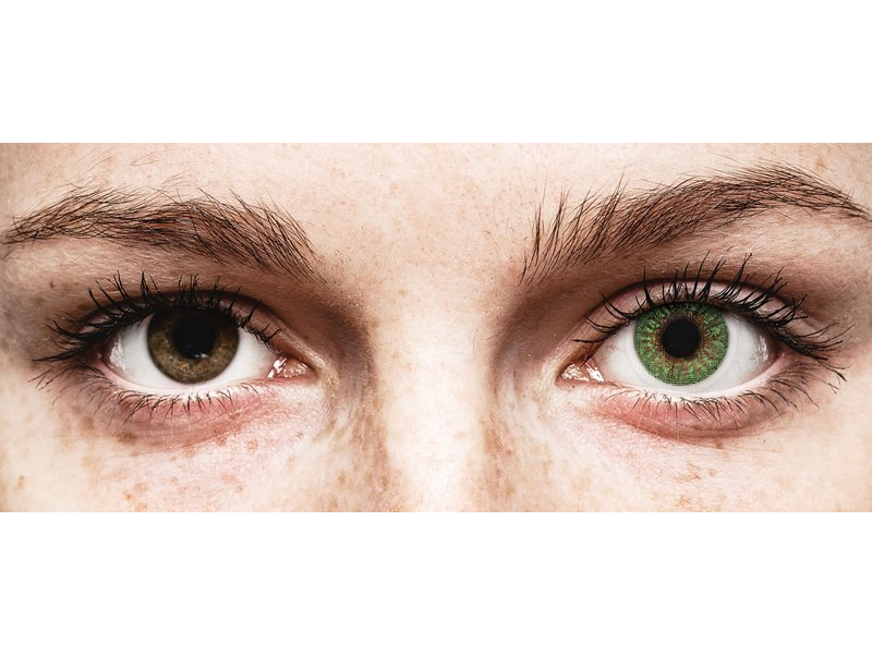 Lentilles de contact Vert - correctrices - TopVue Color (2 lentilles mensuelles)