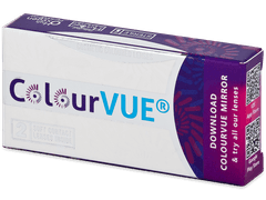 Lentilles de contact Bleu - ColourVUE Glamour (2 lentilles)