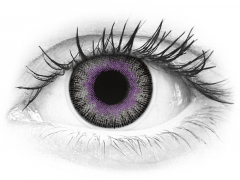 Lentilles de contact Violet Gris - ColourVUE Fusion (2 lentilles)