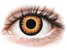 ColourVUE Crazy Lens - Orange Werewolf - journalières non correctrices (2 lentilles)