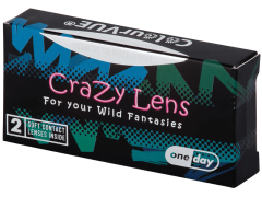 ColourVUE Crazy Lens - White Zombie - journalières non correctrices (2 lentilles)