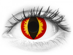 ColourVUE Crazy Lens - Dragon Eyes - journalières non correctrices (2 lentilles)