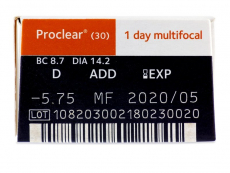 Proclear 1 Day Multifocal (30 lentilles)