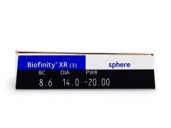 Biofinity XR (3 lentilles)
