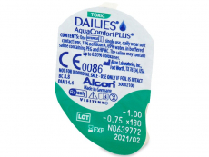 Dailies AquaComfort Plus Toric (30 lentilles)