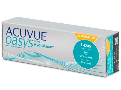 Acuvue Oasys 1-Day with HydraLuxe for Astigmatism (30 lentilles)