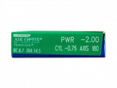 Air Optix plus HydraGlyde for Astigmatism (6 lentilles)