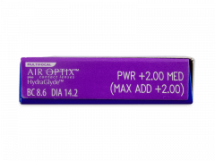 Air Optix plus HydraGlyde Multifocal (6 lentilles)