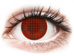 Lentilles de contact Rouge Red Screen - ColourVue Crazy (2 lentilles)