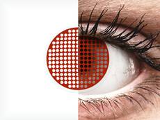 Lentilles de contact Rouge Red Screen - ColourVue Crazy (2 lentilles)