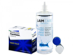PureVision Multi-Focal (6 lentilles) + Laim-Care 400 ml