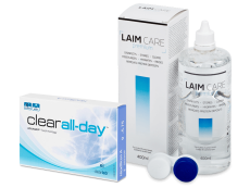 Clear All-Day (6 lentilles) + Laim-Care 400 ml
