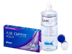 Air Optix Aqua Multifocal (6 lentilles) + Laim Care 400 ml