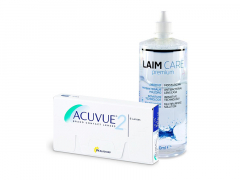 Acuvue 2 (6 lentilles) + Laim-Care 400 ml