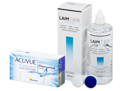 Acuvue Oasys for Astigmatism (12 lentilles) + Laim-Care 400 ml