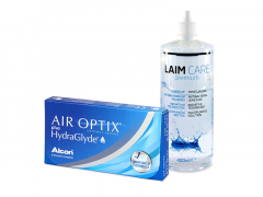 Air Optix plus HydraGlyde (6 lentilles) + Laim-Care 400 ml