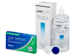 Air Optix plus HydraGlyde for Astigmatism (3 lentilles) + Laim-Care 400 ml