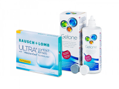 Bausch + Lomb ULTRA for Presbyopia (3 lentilles) + Gelone 360 ml