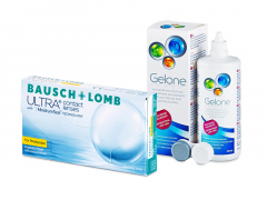 Bausch + Lomb ULTRA for Presbyopia (6 lentilles) + Gelone 360 ml