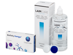 Biofinity Energys (3 lentilles) + Laim-Care 400 ml