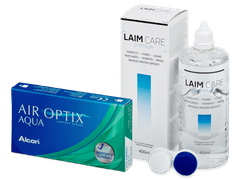 Air Optix Aqua (6 lentilles) + Laim Care solution 400 ml