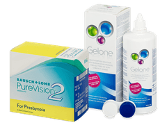 PureVision 2 for Presbyopia (6 lentilles) + Gelone 360 ml