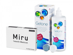 Miru 1 Month Menicon Multifocal (6 lentilles) + Gelone 360 ml