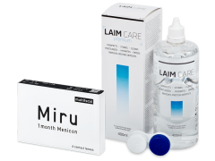 Miru 1 Month Menicon Multifocal (6 lentilles) + Laim-Care 400 ml