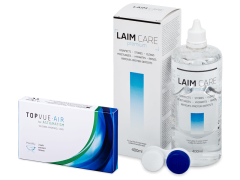 TopVue Air for Astigmatism (3 lentilles) + solution Laim-Care 400 ml