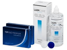 TopVue Premium (12 lentilles) + Laim-Care 400 ml