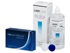 TopVue Premium (12 lentilles) + Laim-Care 400 ml