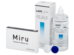 Miru (6 lentilles) + solution Laim-Care 400 ml