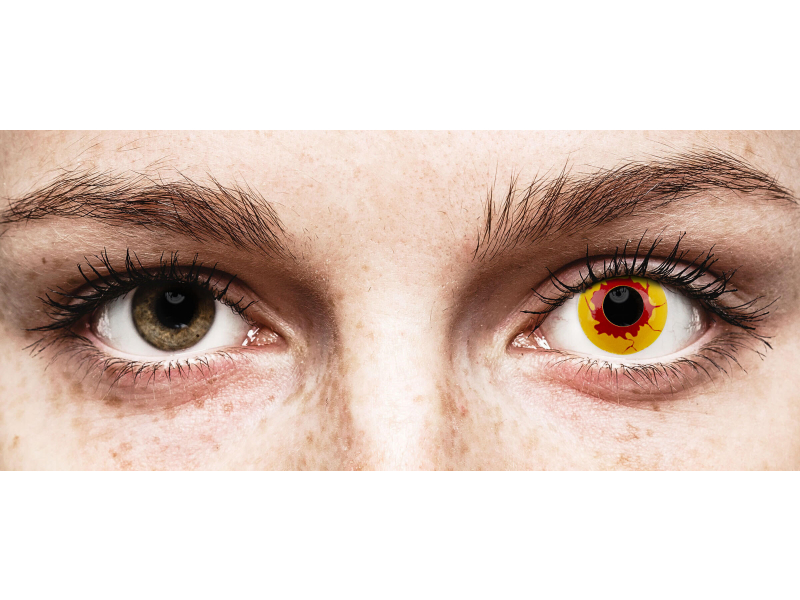 ColourVUE Crazy Lens - Reignfire - journalières non correctrices (2 lentilles)