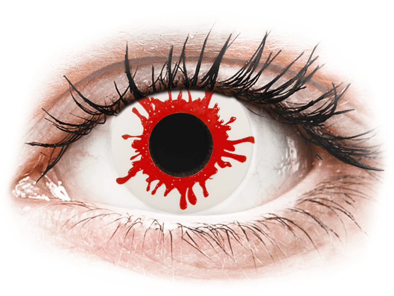 ColourVUE Crazy Lens - Wild Blood - journalières non correctrices (2 lentilles)