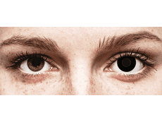 CRAZY LENS - Black Out - journalières correctrices (2 lentilles)