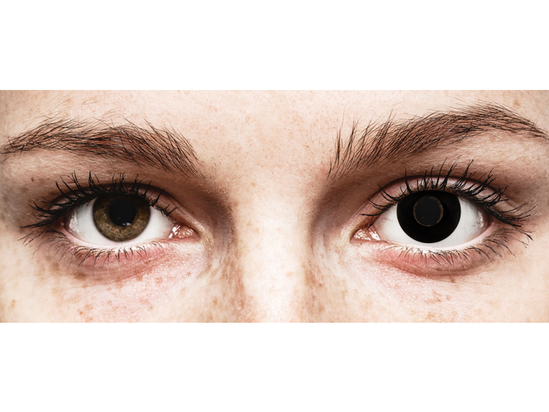 CRAZY LENS - Black Out - journalières non correctrices (2 lentilles)