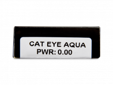 CRAZY LENS - Cat Eye Aqua - journalières non correctrices (2 lentilles)