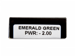 CRAZY LENS - Emerald Green - journalières correctrices (2 lentilles)