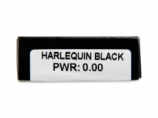 CRAZY LENS - Harlequin Black - journalières non correctrices (2 lentilles)